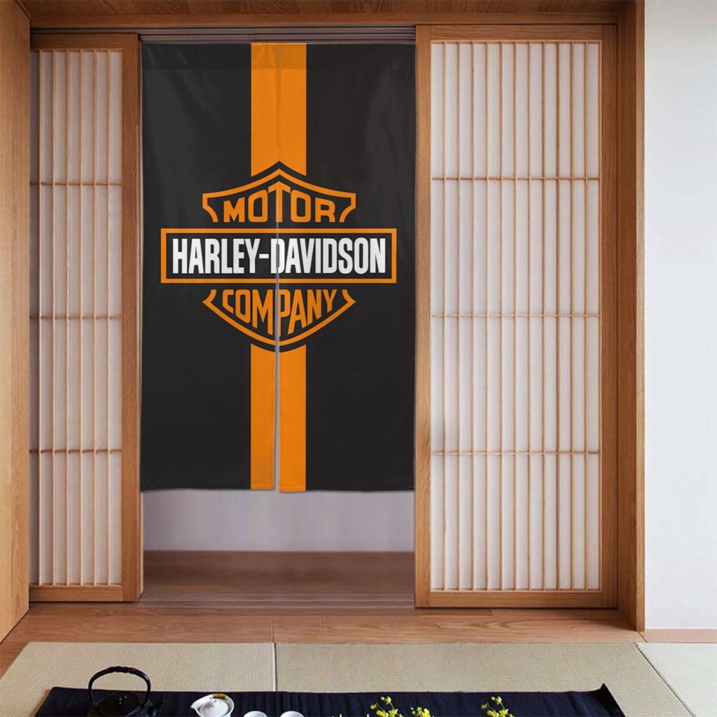 Blackout Window Curtain Harley Davidson 