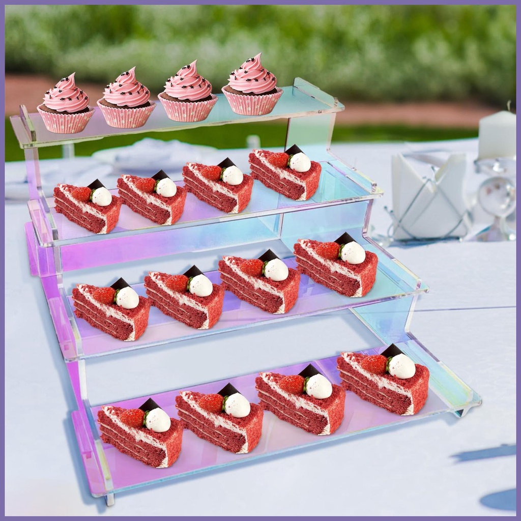 Acrylic Riser Display Stands Acrylic Rectangle Risers for Tabletop