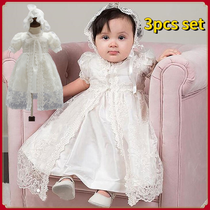 Wedding outfit for deals newborn girl