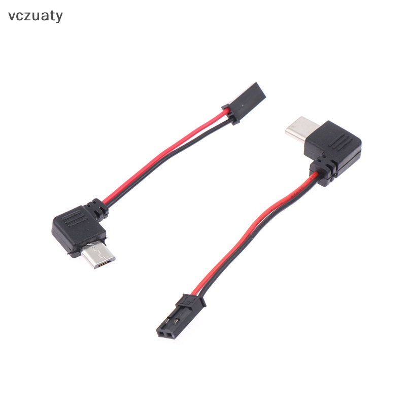 vczuaty Motorcycle Interface USBMicro Type C 90 Degree Male+JST Plug