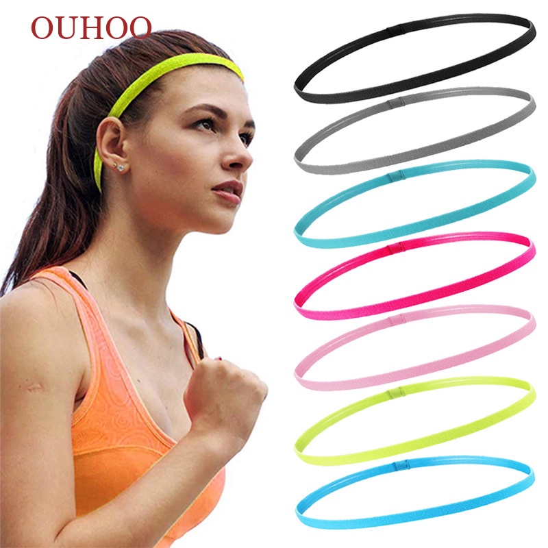 Outdoor Sports Sweat Bands Non Slip Elastic Fitness Workout