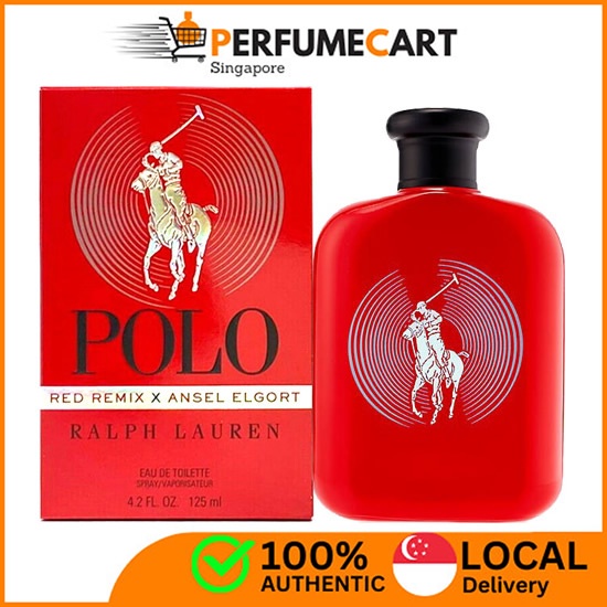 Ralph Lauren Polo Red Remix X Ansel Elgort Edt For Men 125ml