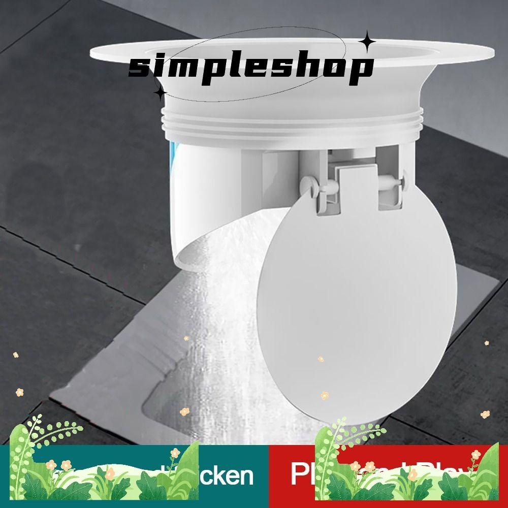 SIMPLE Squatting Pan Antismell Plug, Deodorize white Squatting Pit