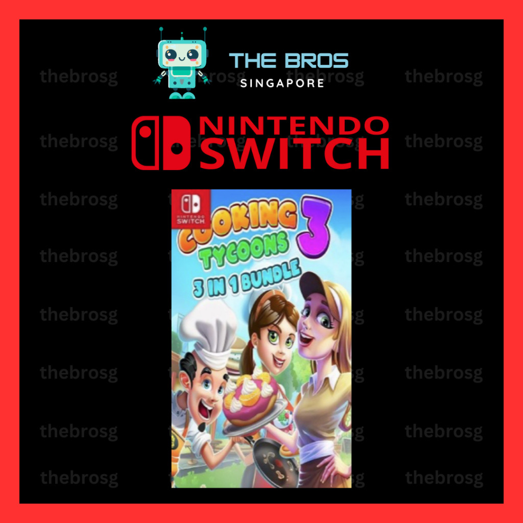 ⭐Nintendo Switch Digital Game Cooking Tycoons 3: in Bundle