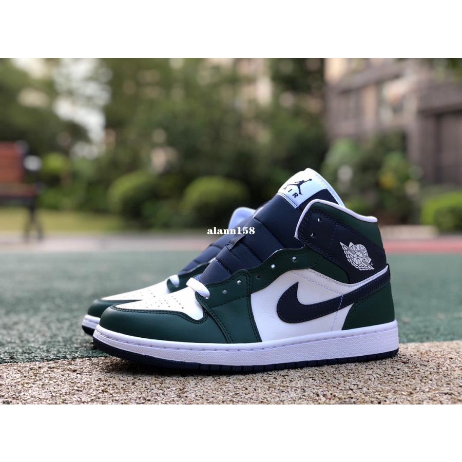 Nike air jordan 1 clearance mid se pine green