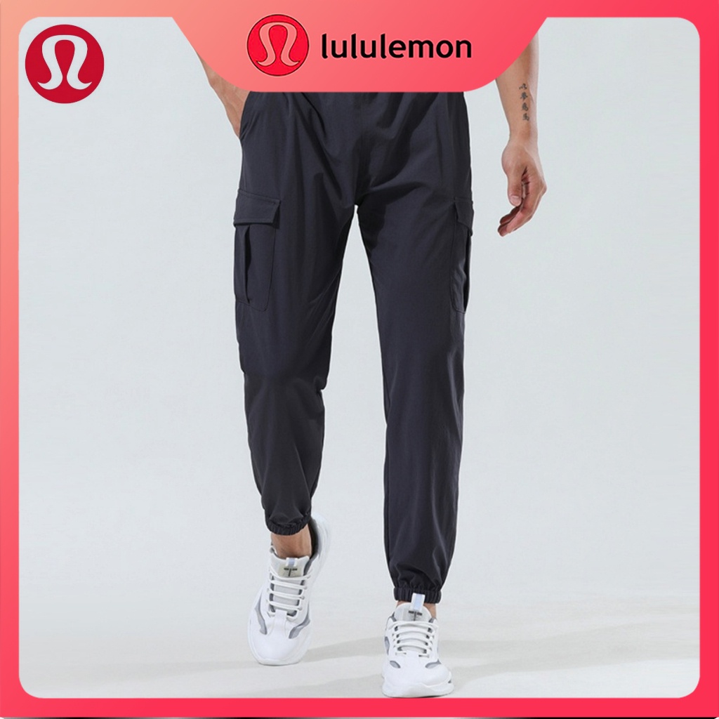 Lululemon Yoga Sports Men s Pants Quick Drying Pocket and Drawstring Yoga Fitness Pants 2920 Shopee Singapore