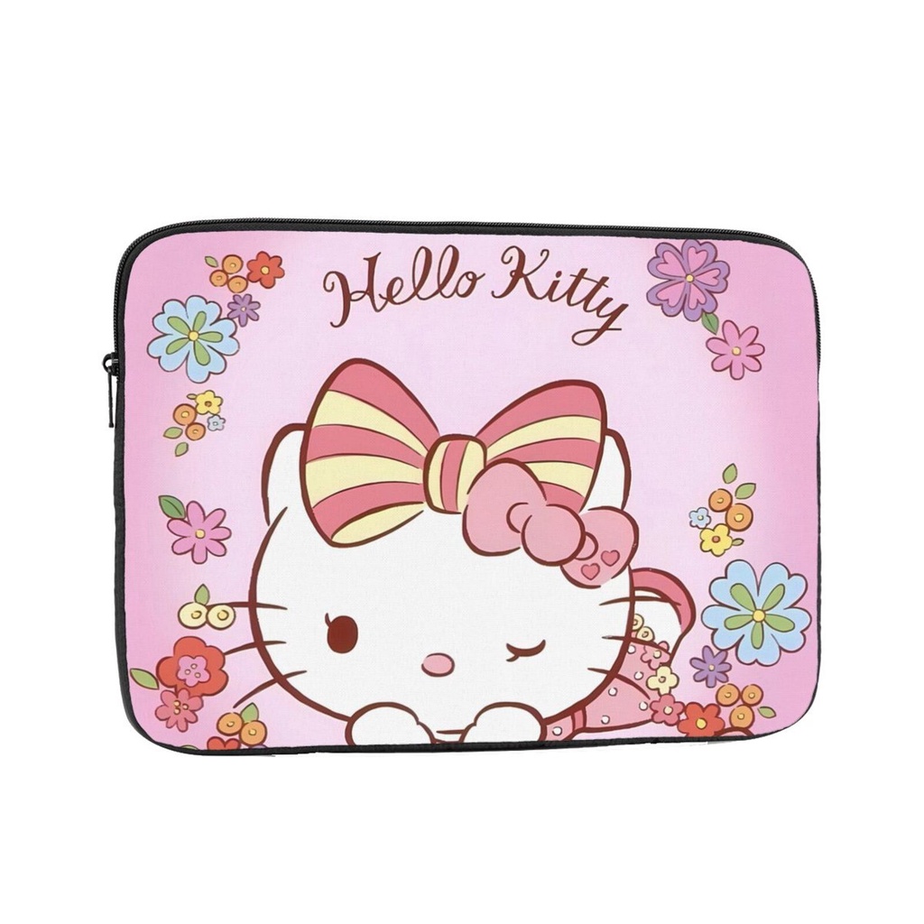 Sanrio Hello Kitty Laptop Bag 10 17 Inch Shockproof Laptop Pouch Portable Laptop Protective Sleeve Shopee Singapore