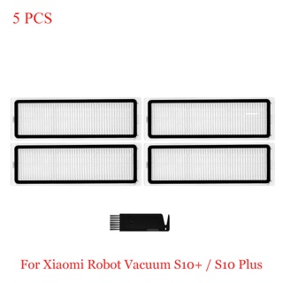 For Xiaomi Robot Vacuum S10+ / S10 Plus Spare Parts Accessories Main Side  Brush Hepa Filter Mop Rag Cloth