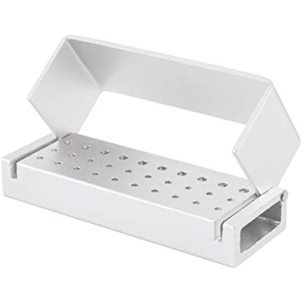 Dental Bur Blocks Autoclavable, Disinfection Diamond Burs Drill High Speed Block Aluminum