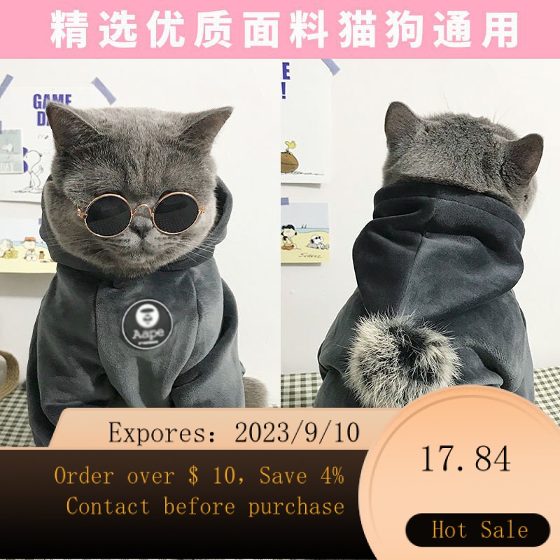 Cat clothes for clearance sale