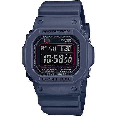 G shock hot sale blue line