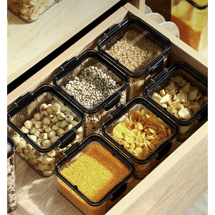 Stackable Airtight Storage Container For Kitchen Dry Food, Food ...