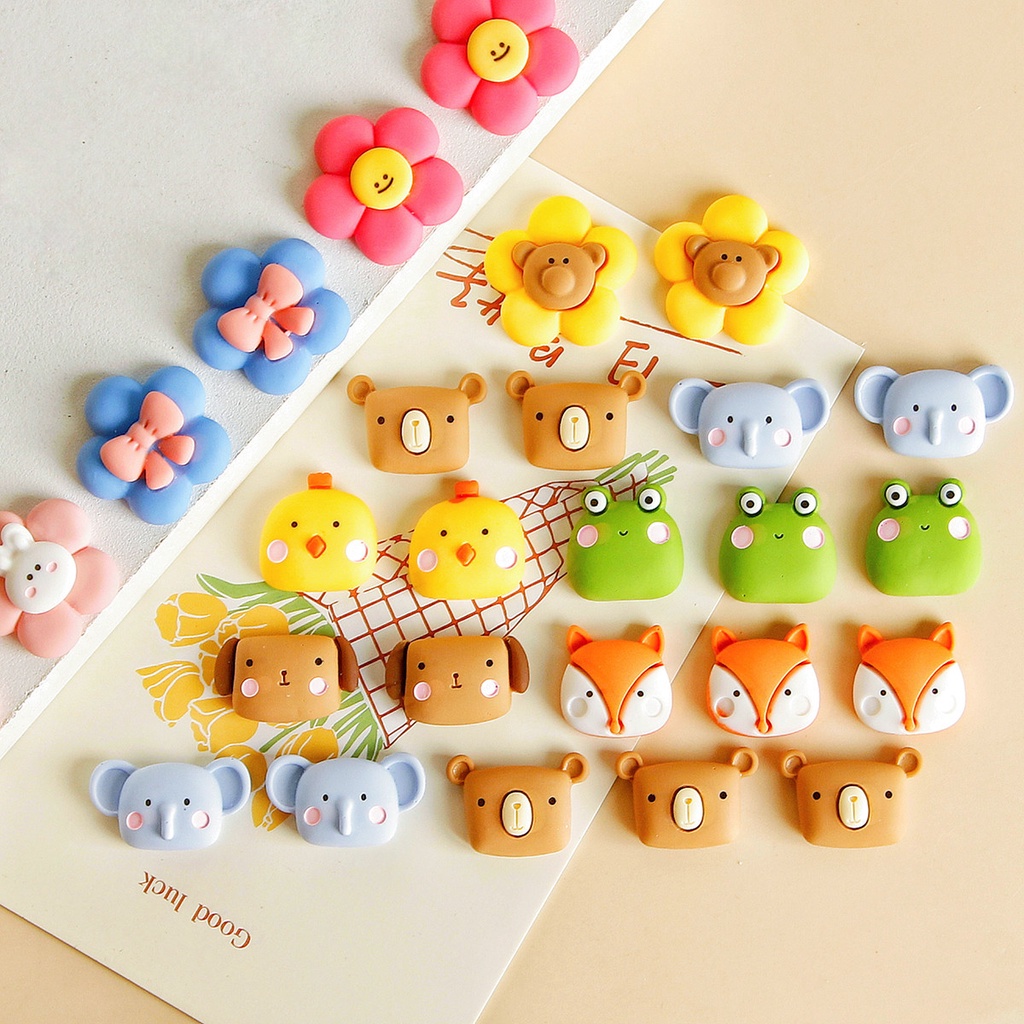 Cartoon Puppy Cat Jibbitz Crocs Pins Frog Cat Jibbits Charm Chicken