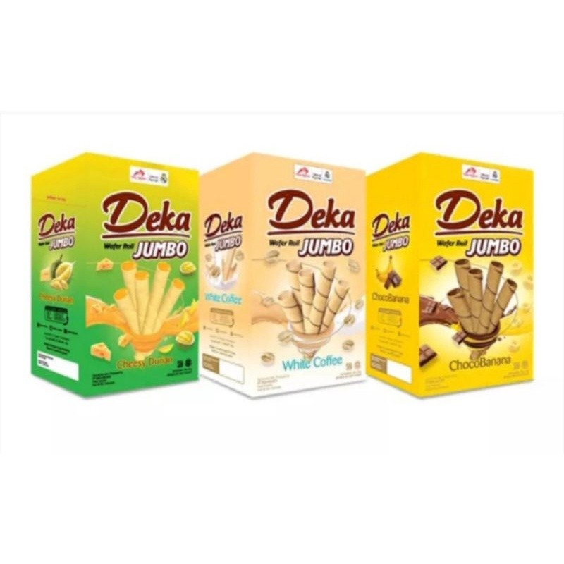 Deka Wafer Roll Jumbo box (20 pcs x 14gr) | Shopee Singapore