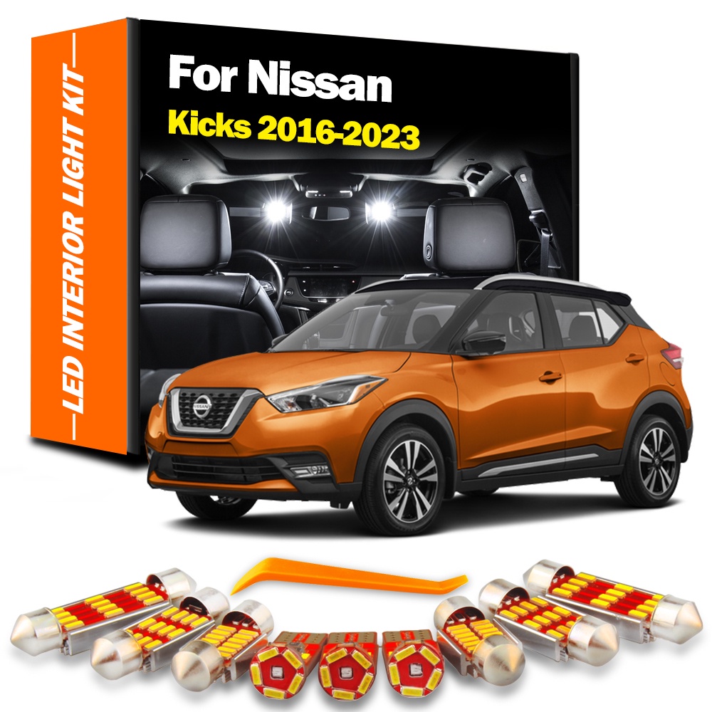 8Pcs Interior LED For Nissan Kicks 2016-2023 Canbus Vehicle Bulb Indoor ...