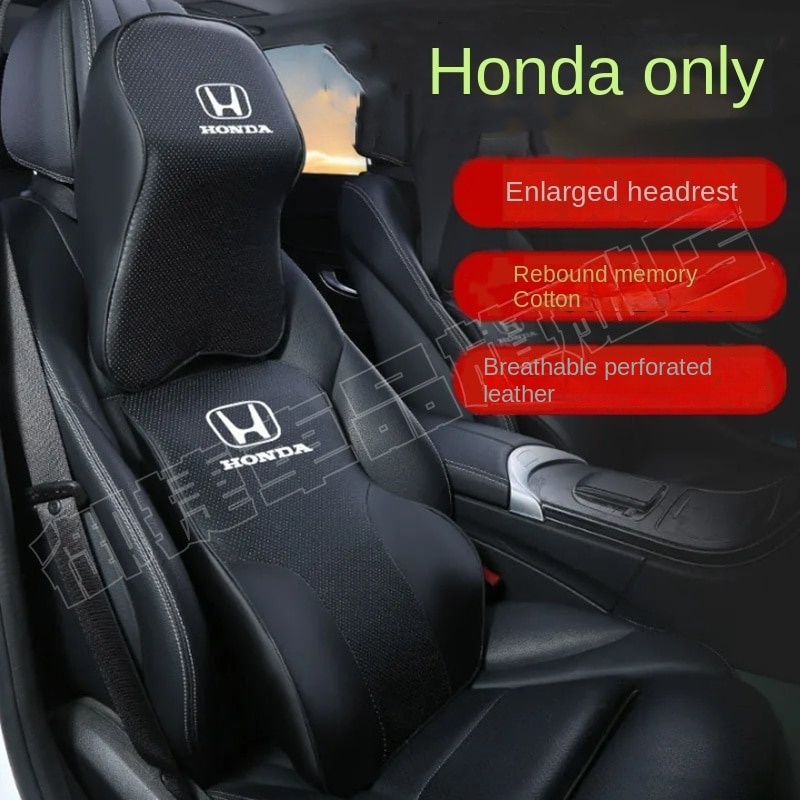 Honda Headrest Lumbar Support Pillow Neck Pillow Memory Foam Exclusive