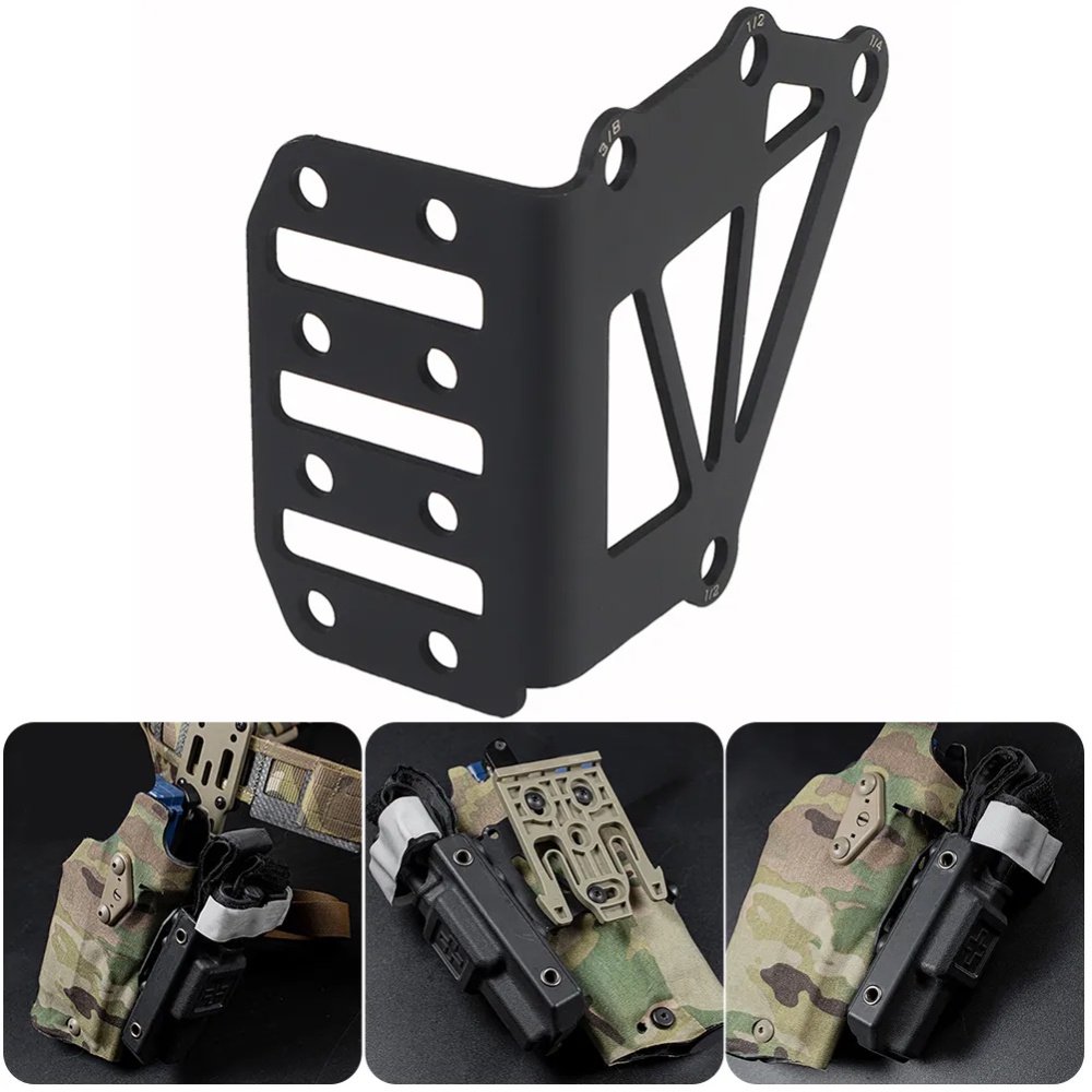 LUC Stainless steel tactical quick release set extension bracket for