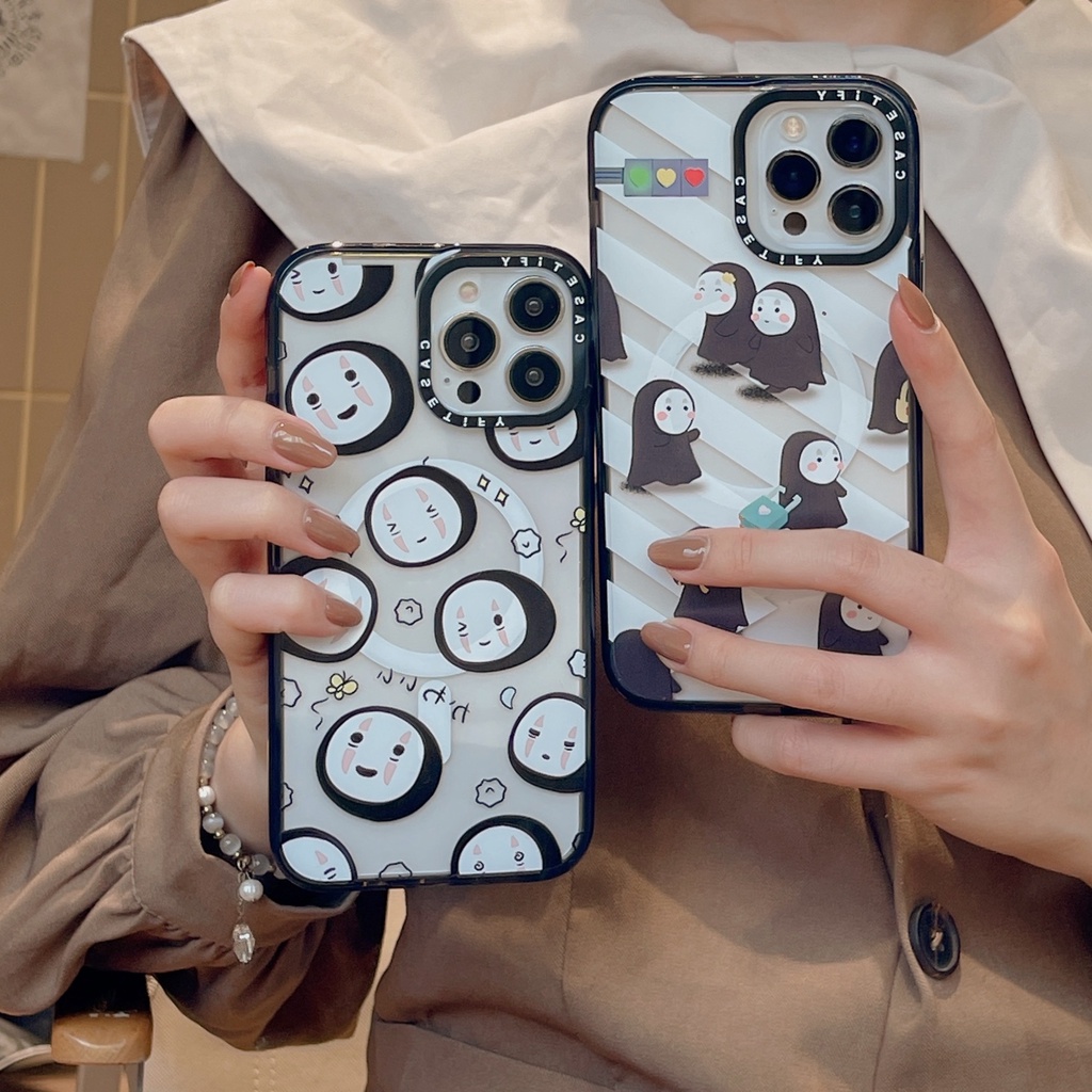 Faceless Ghost Casetify Magnetic absorption High Quality Acrylic