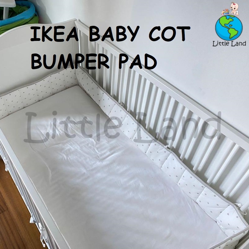 IKEA Baby Cot Bumper Pad 60x120cm Alas Bumper Katil Bayi Soft and Comfy Bed Bumper Pad Shopee Singapore