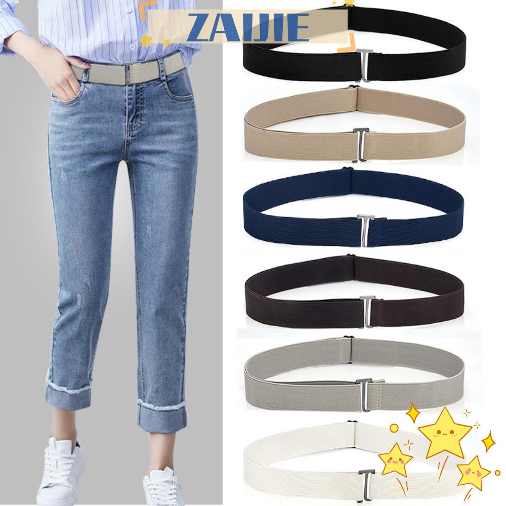 ZAIJIE24 Sweater Tuck Band, Buckle Casual Knitted Pin Elastic Belts,  Fashion Woven Stretch Canvas Elastic Expandable Braided Sweater Band Tuck  Men Women
