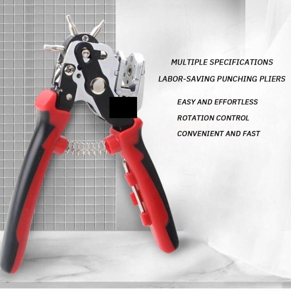 JONY1EC Hole Punch Plier, DIY Tool Design Eyelet Puncher, Multi
