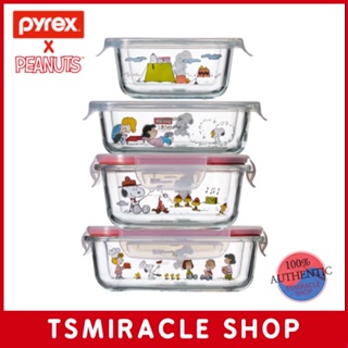  Pyrex 8-Pc Glass Food Storage Container Set, 4-Cup & 3-Cup  Decorated Round Meal and Rectangle Prep Containers, Non-Toxic, BPA-Free Lids,  Disney's Minnie Mouse: Home & Kitchen