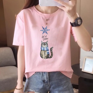 Tee T-shirts Clothing Fashion Women 90s Sweet Cute Panda Lovely