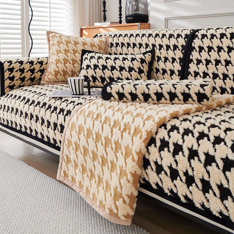 New Plush Sofa Mat Universal Nonslip Sofas Blanket Premium Thickened