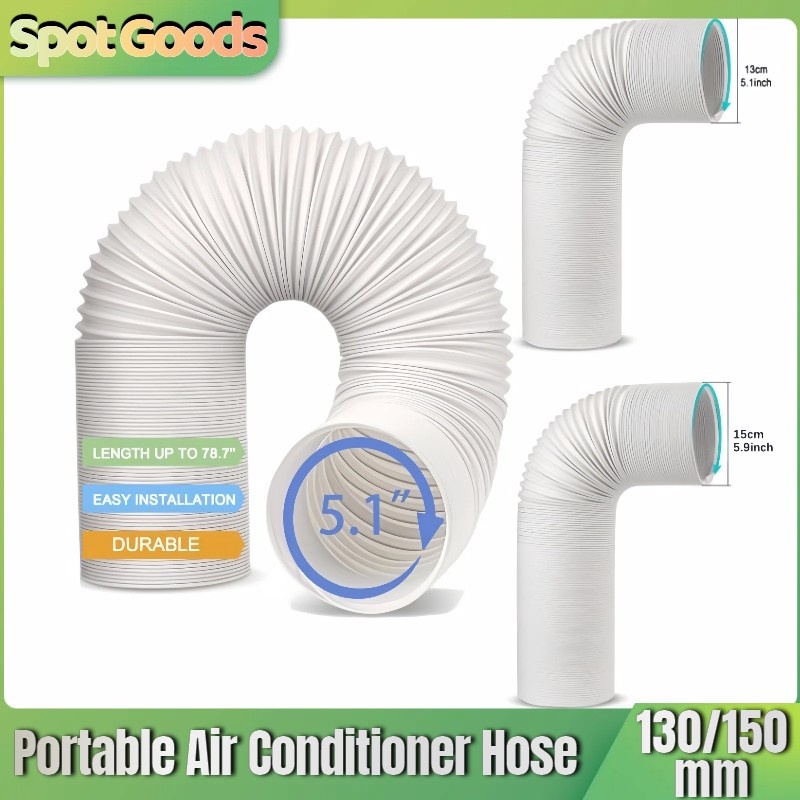 [SG stock] cherry™ 2M Flexible Air Conditioner Exhaust Pipe Vent Hose