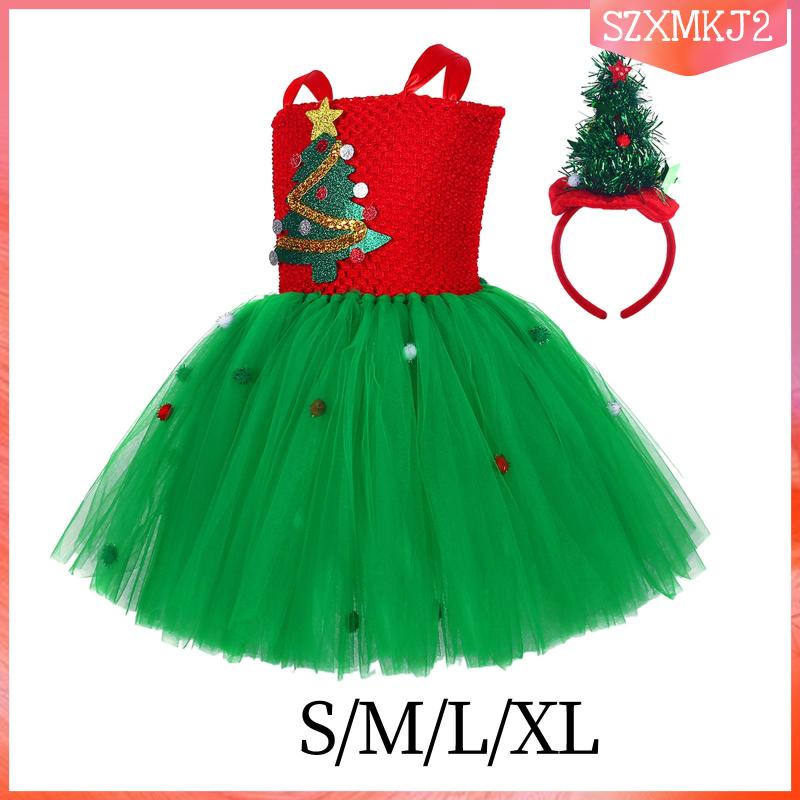 Girls christmas deals tree costume