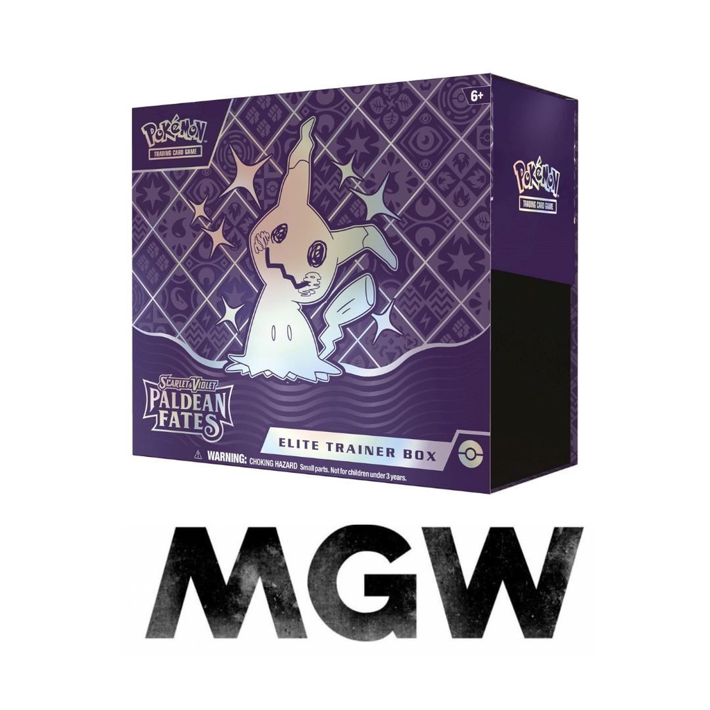 Pokemon TCG SV4.5 Paldean Fates Elite Trainer Box ETB Brand New Factory Sealed Shopee Singapore