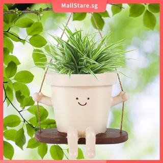 Cute Smile Planter Pot  Kawaii Face Planters with Drainage