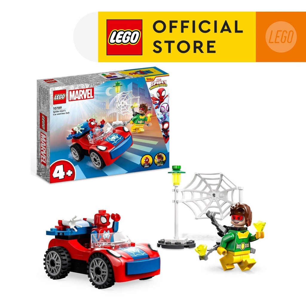 LEGO Spidey 10789 Spider-Man's Car and Doc Ock Building Toys (48 Pieces ...