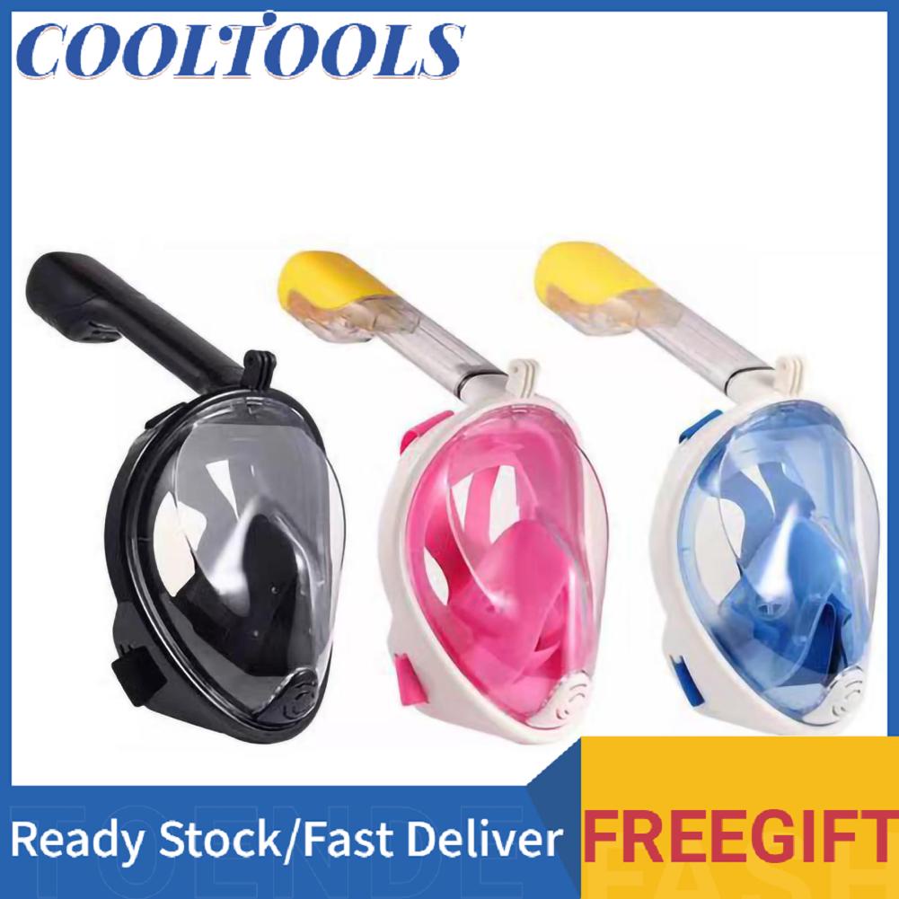 Cooltools Full Face Snorkel Cover Fog 180 Degree View Foldable