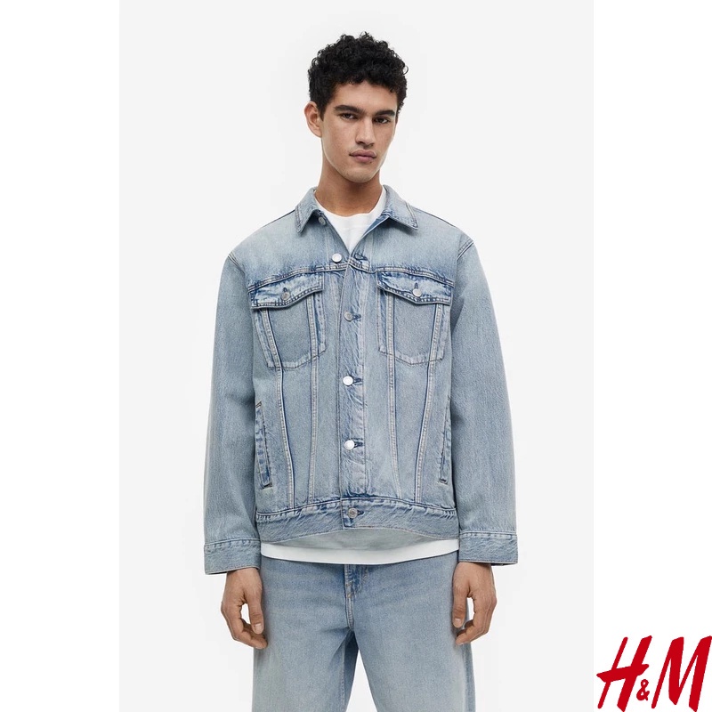 Relaxed fit sale denim jacket