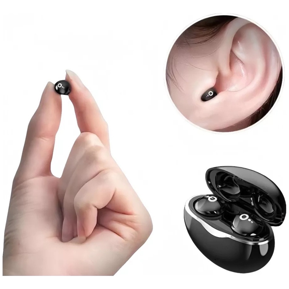 Smallest Invisible Hidden Earbuds for Work Wireless Bluetooth Micro Mini  Tiny Sleep Earbuds for Small Ears Noise Cancelling Ear Buds Sleepping Buds  ...