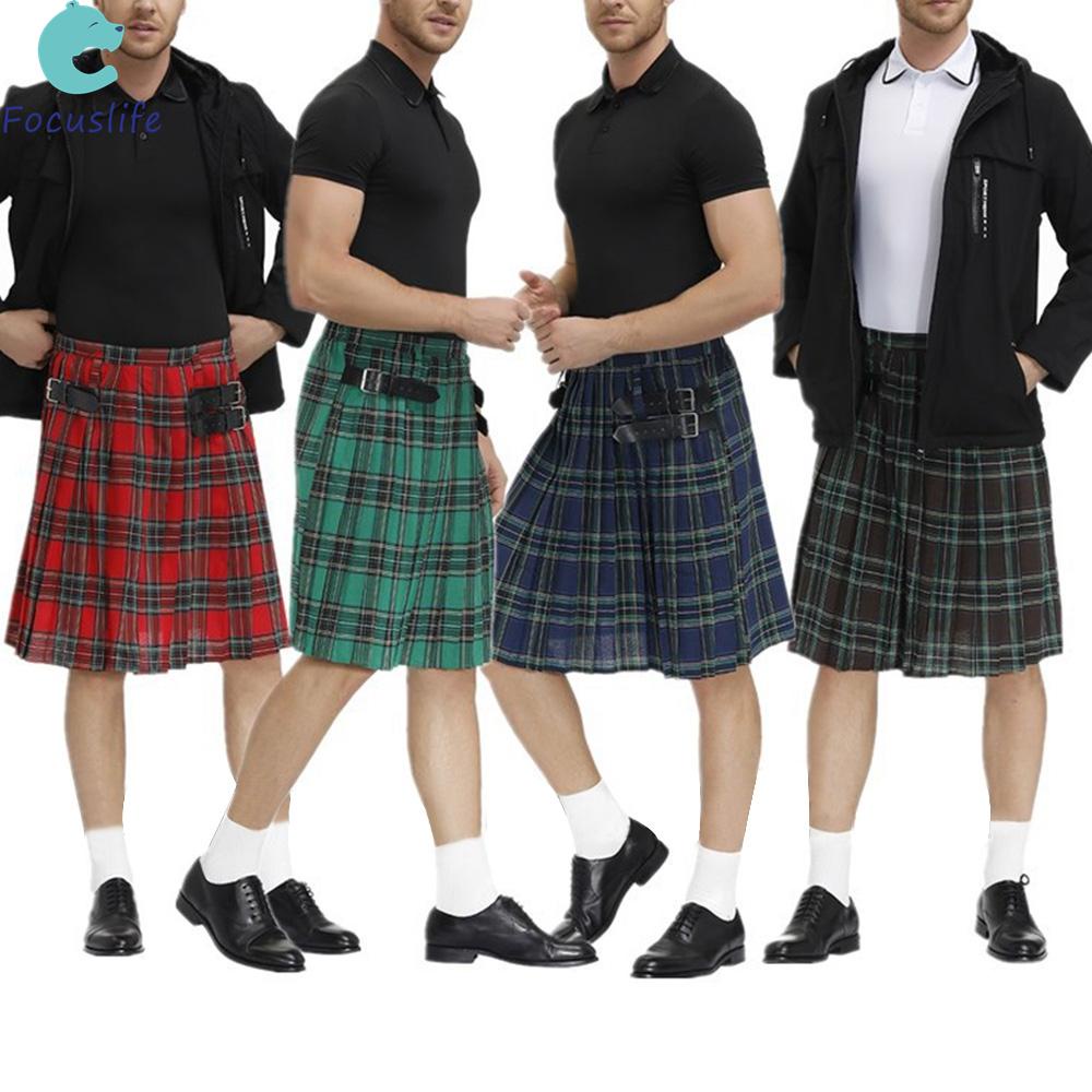 【Focuslife Clearance Sale】Skirt Highland Beer Kilts Party Costume ...