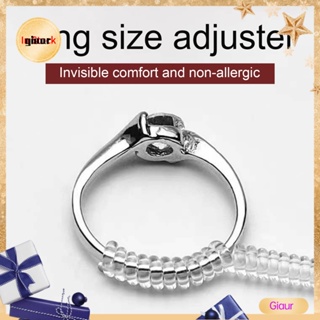 12pc/set Invisible Clear Ring Size Adjuster For Loose Rings
