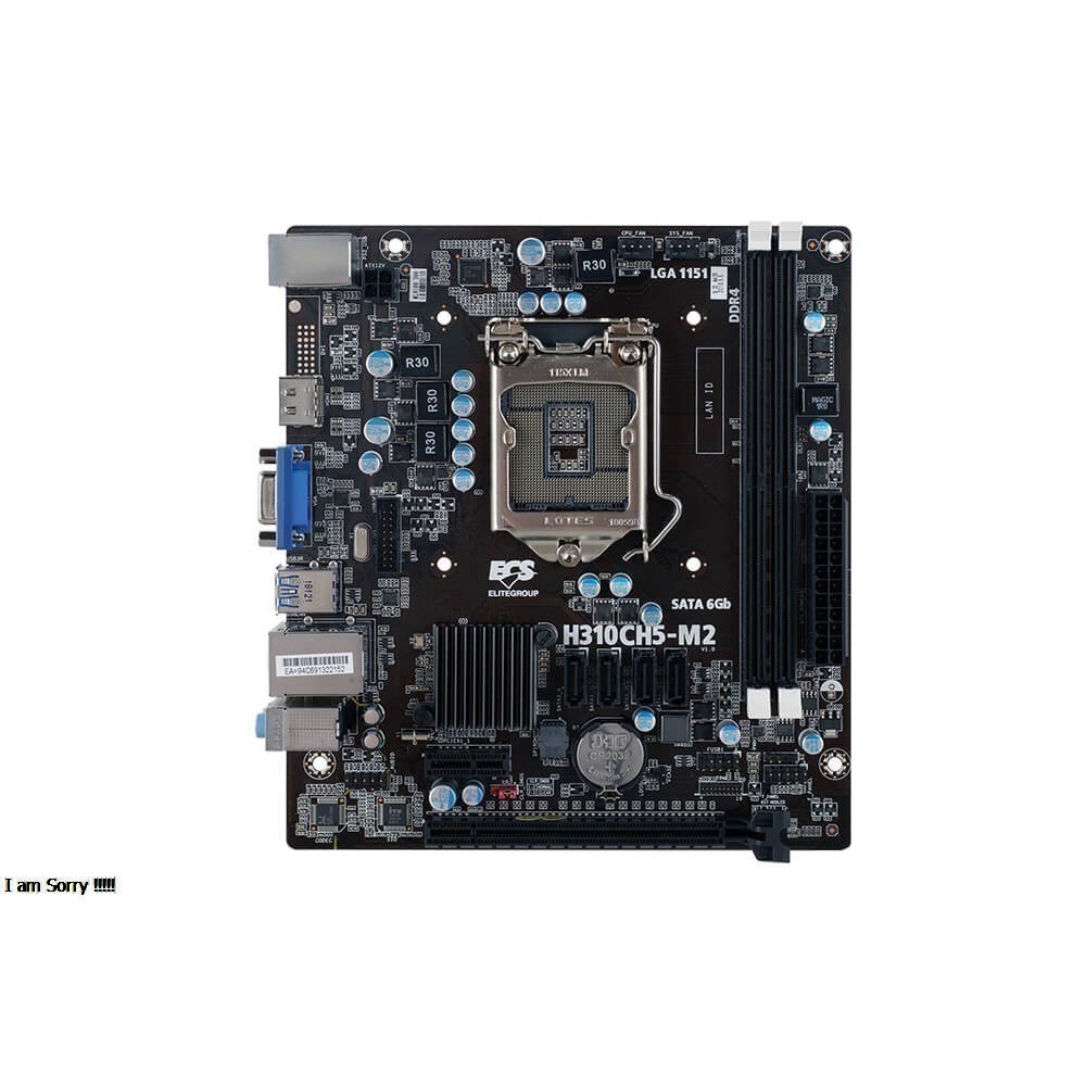 MSI/ASUS/Gigabyte/ECS Intel LGA1151 Socket H110/H310 B250 DDR4 ...