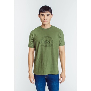 Mossimo Classic Logo Tee in Green for Men