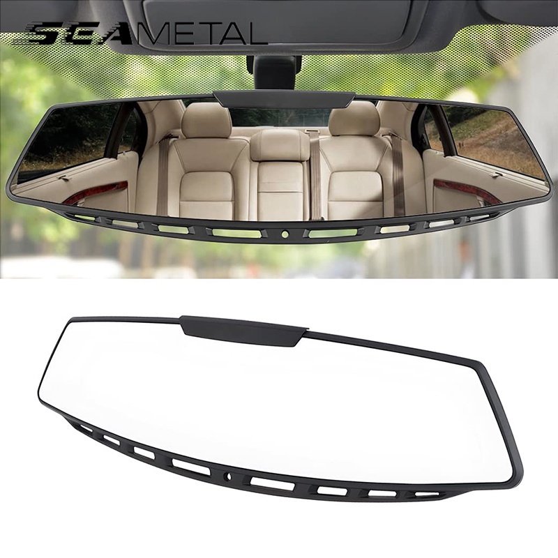 SEAMETAL Curved Car Mirror Interior Rearview Mirrors Universal Auto ...