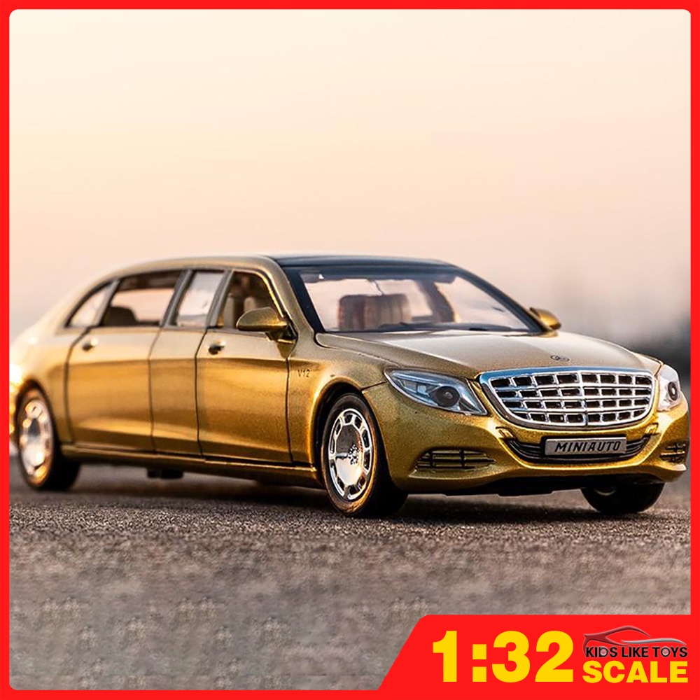 KLT 1:32 Maybach S650 Metal Alloy Toys Car Model Diecast Vehicle For ...