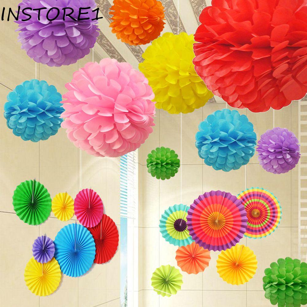 Tissue Paper Flowers Paper Pom Poms Party Decorations - Temu