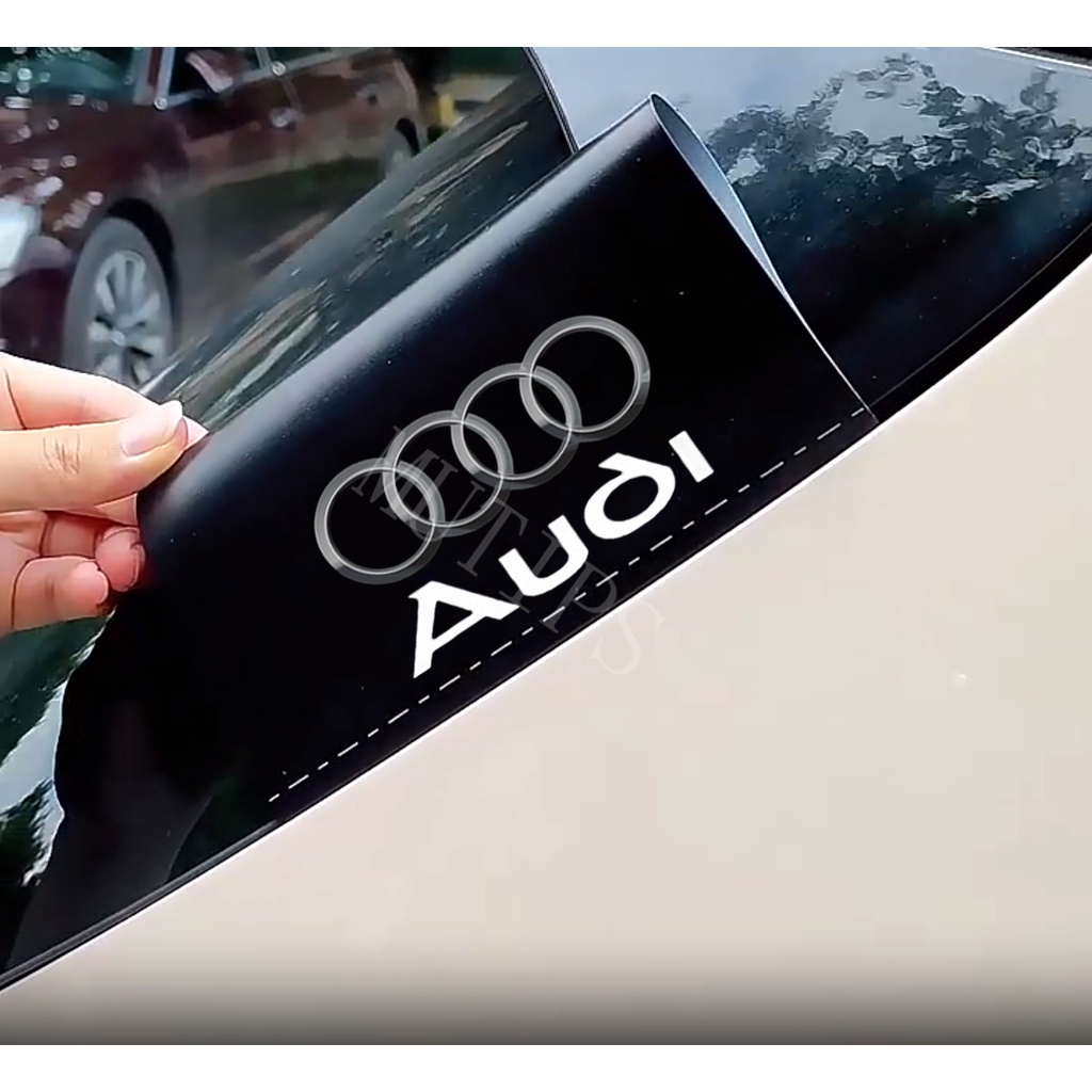 Audi Car Brand Decals – Oracal Vinyl Sticker, 100% Waterproof & UV Resistant (Long Lasting)