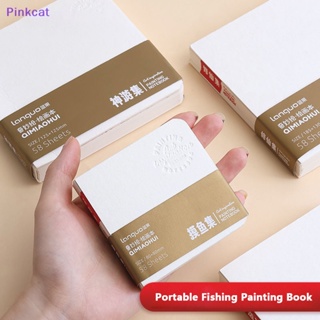 Portable Watercolor Paper Book, 300gsm, Double-Sided, Thicken Sketchbook  Drawing Book, 15 Sheets