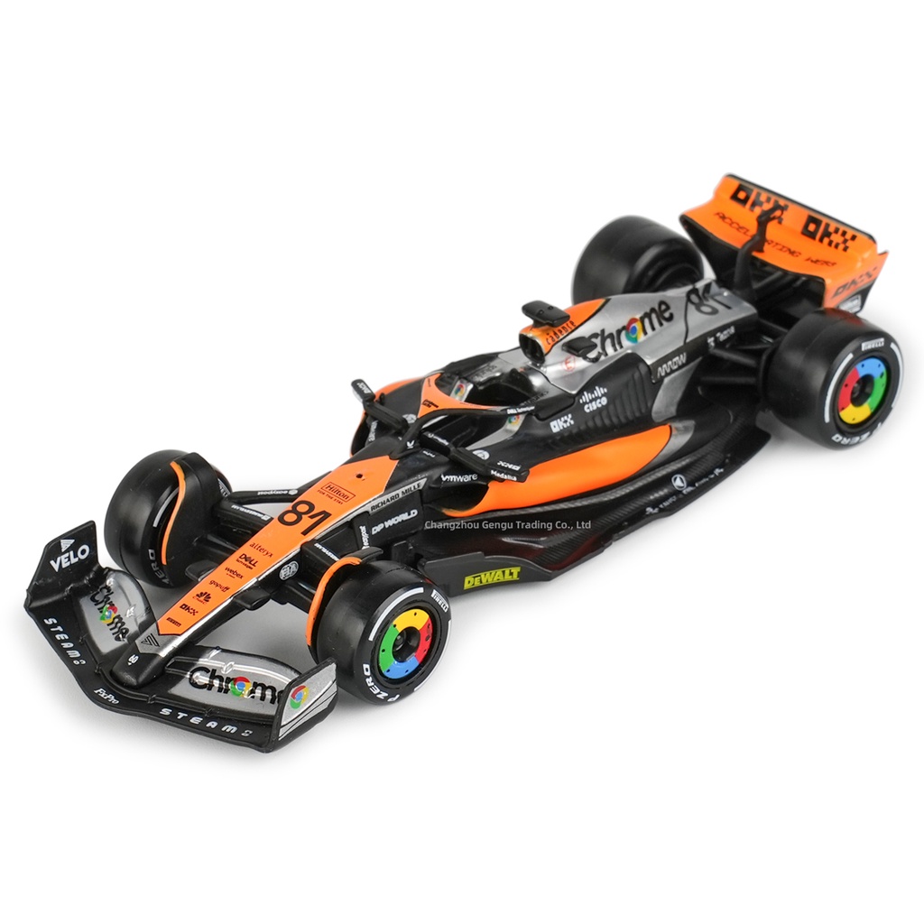 Bburago 1:43 2023 Mclaren MCL60 F1 Formula Car Die Cast Vehicles