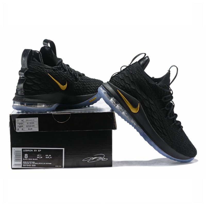 Lebron james best sale 15 black gold