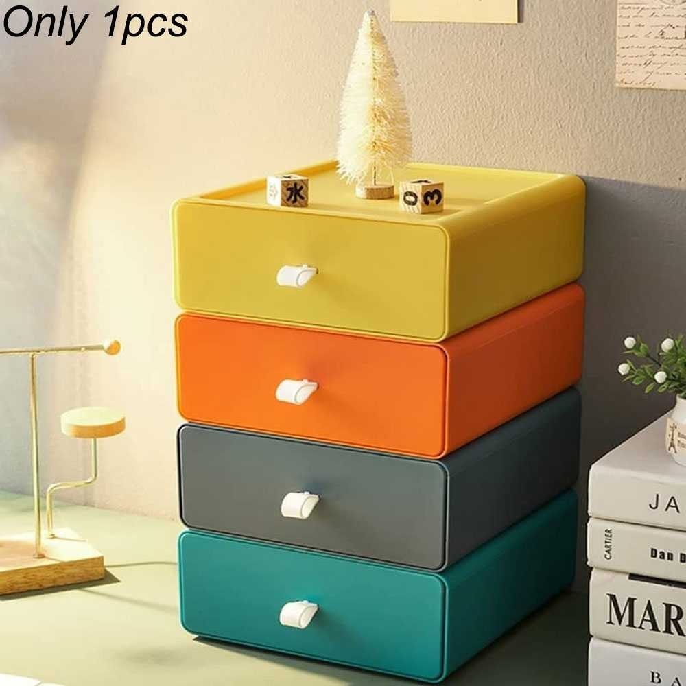 STACKABLE STORAGE BOX ORGANIZER GOODS BOX 1 PCS - SUNSTOK | Shopee ...