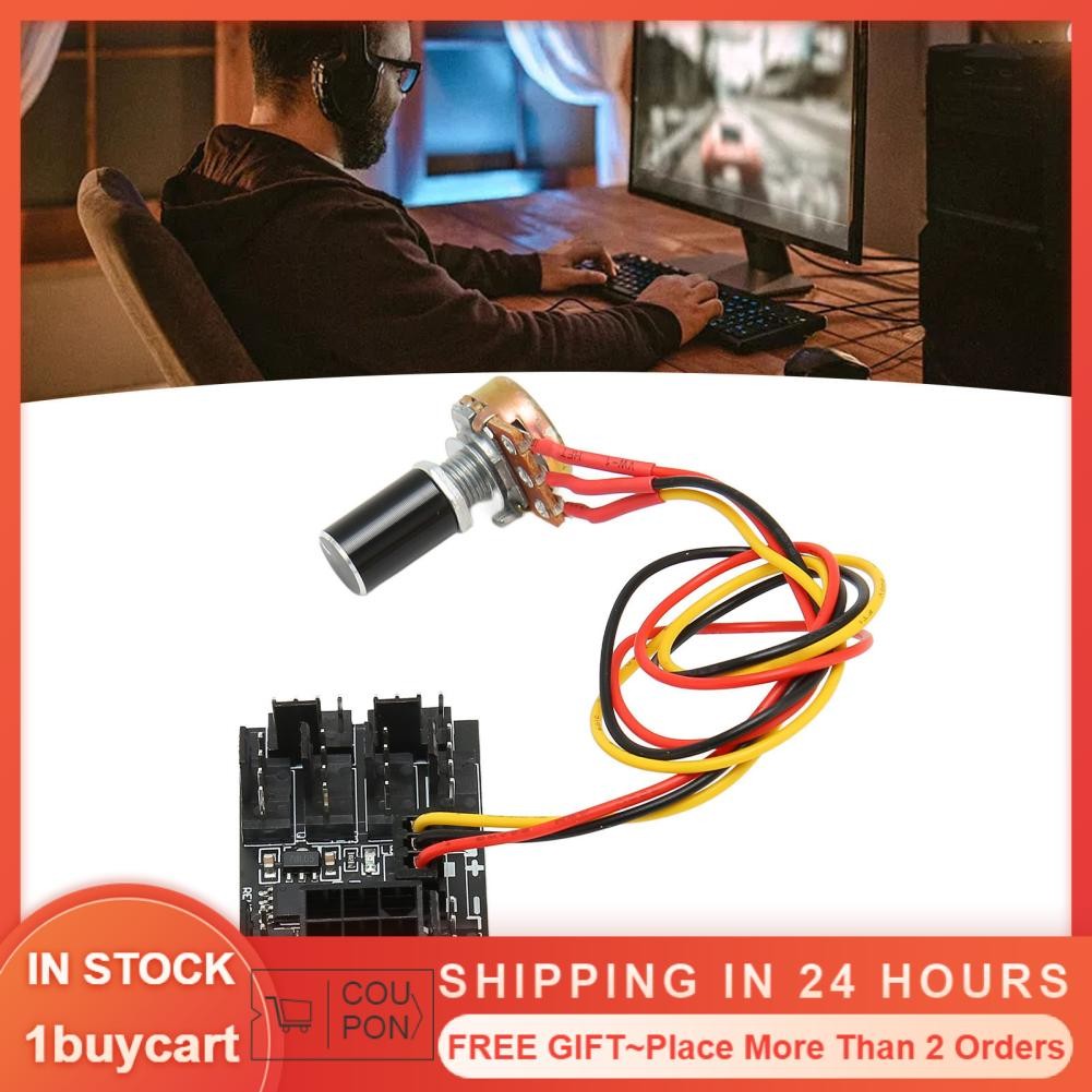1buycart PWM Fan Hub 8 Channel Flexibility Power Cable Cooling Speed ...