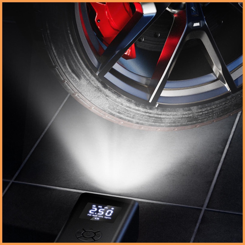 Car Tire Pump Portable 150 PSI Tire Air Compressor with 4 Modes Auto